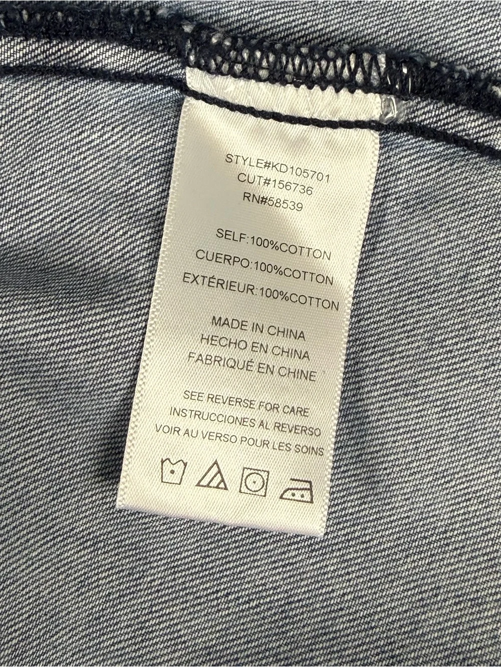 KUT FROM THE KLOTH Denim Jean Midi Button Up Dress Womens Size 0 Pockets Summer - Picture 13 of 14